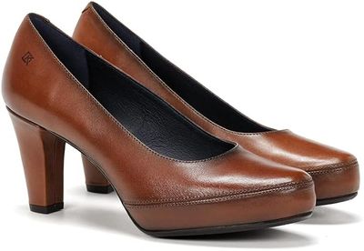 DORKING BLESA  HEEL COGNAC