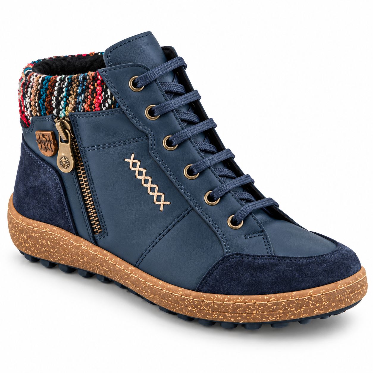 VOLSWALKERS ZELLIS BOOTIE NAVY