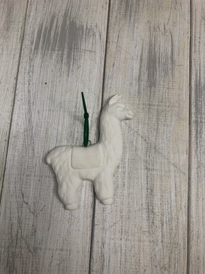 Llama Flat Ornament