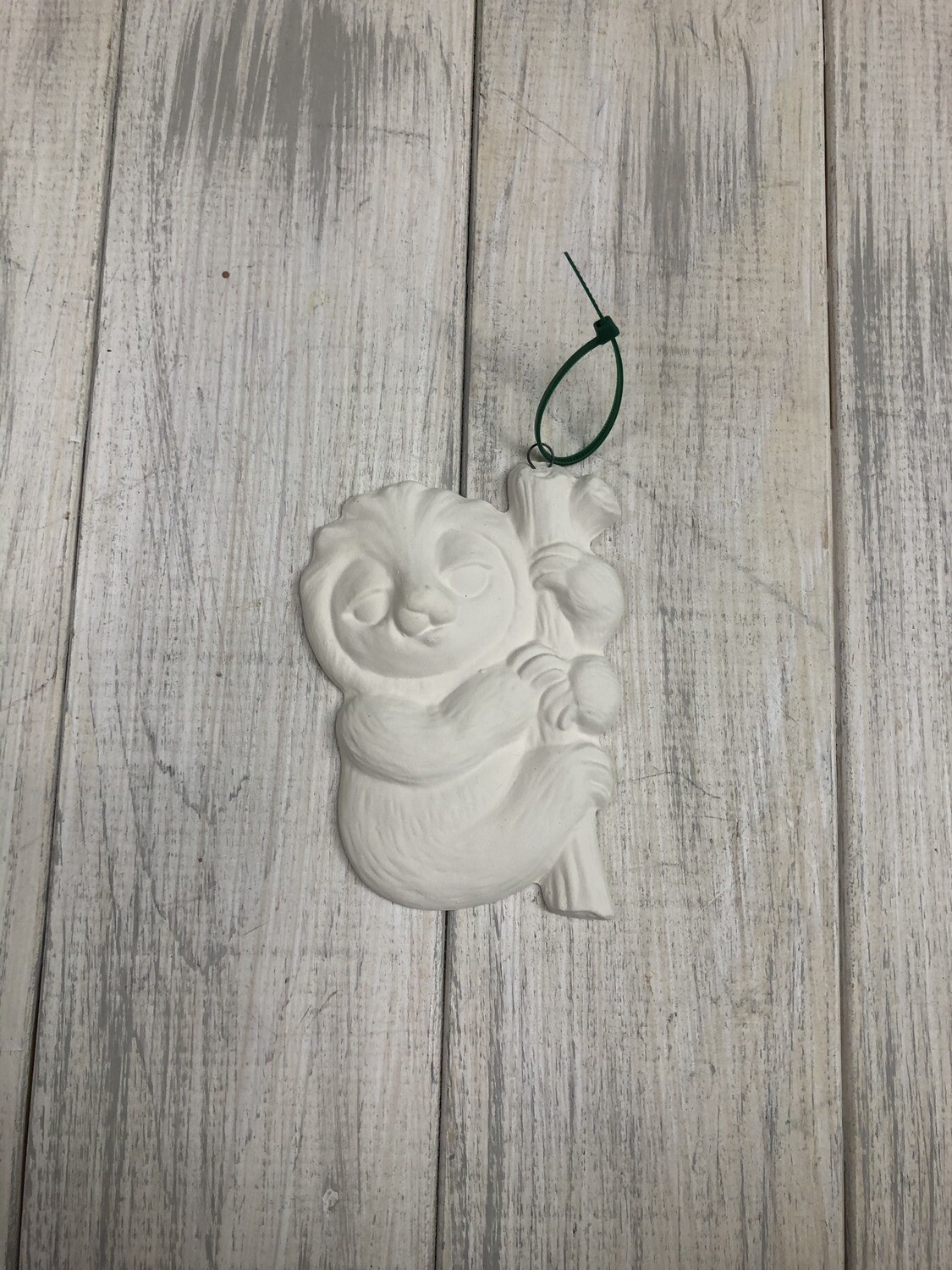 Sloth Flat Ornament