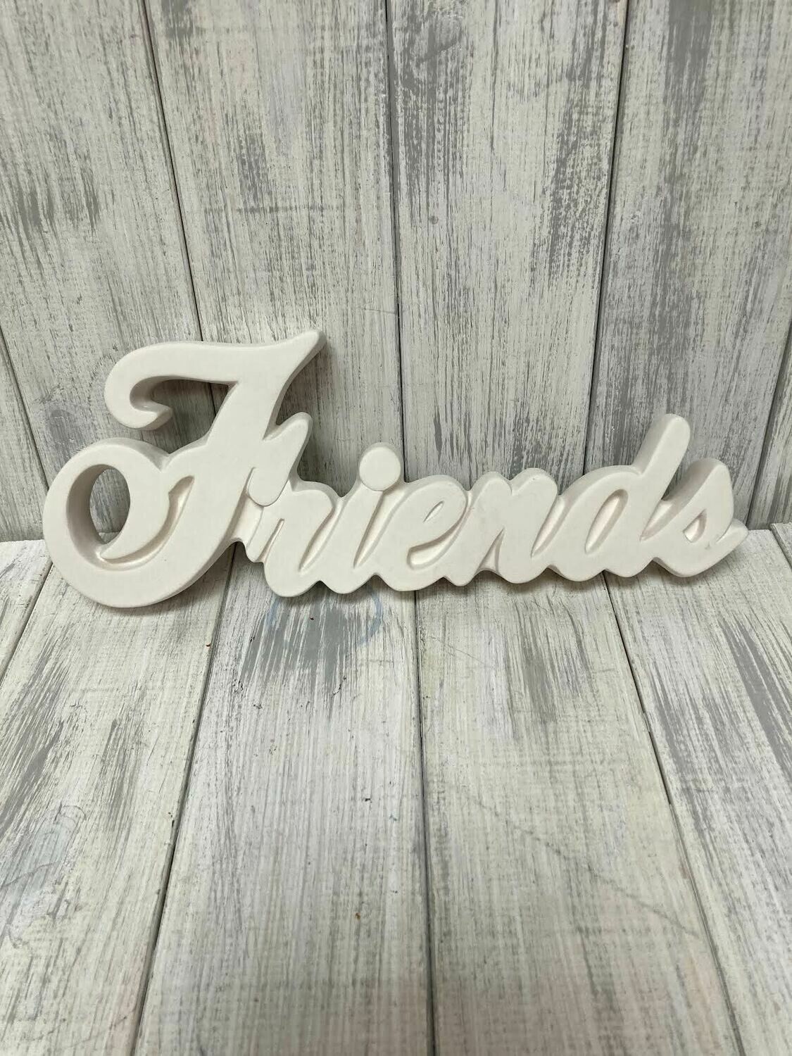 Friends Script Word Plaque Friends Script Word Plaque