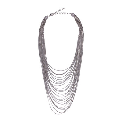 Multi Strand Necklace - Silver