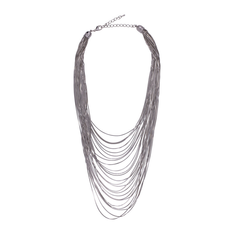 Multi Strand Necklace - Silver
