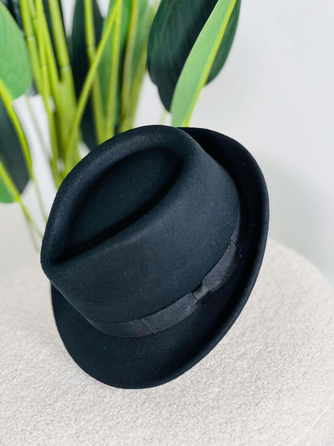 Wool Trilby - Black