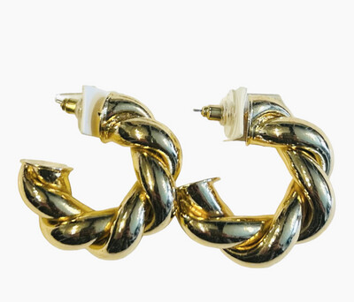Large Statement Earring - Gold
