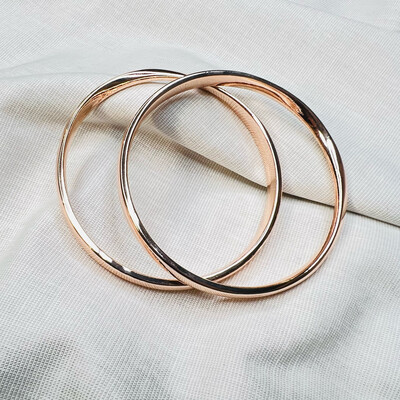 Bangle Set Of 2 - Rose Gold