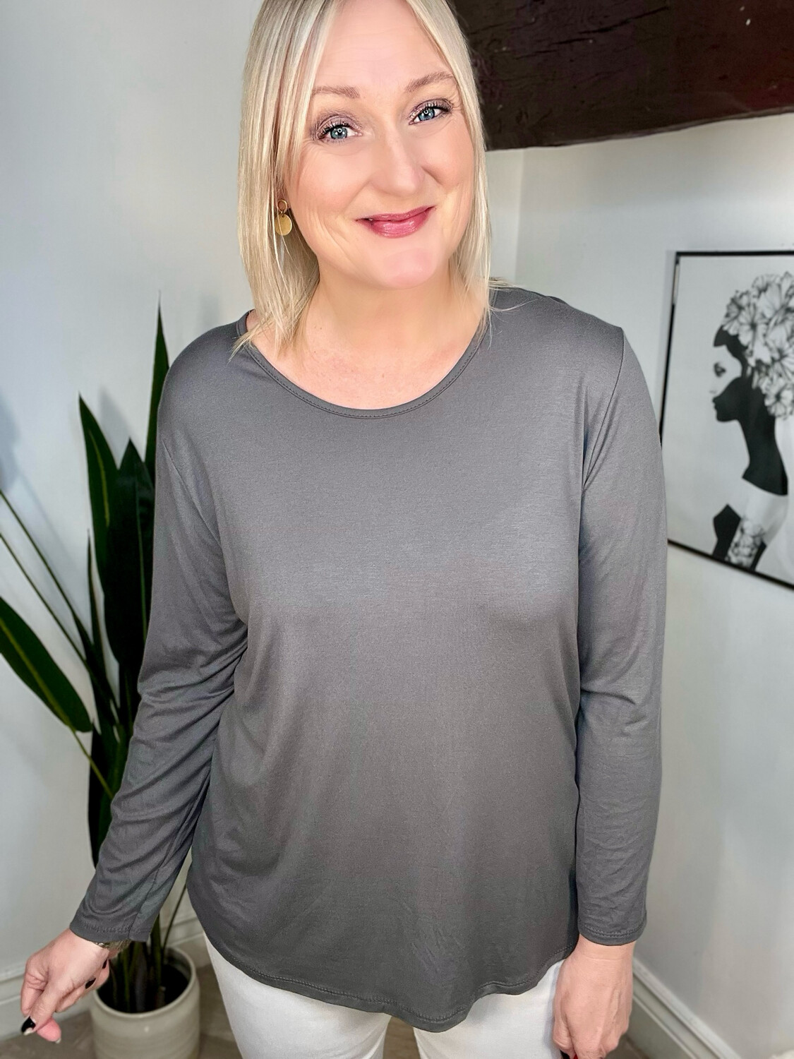 Base Layer Top - Dark Grey