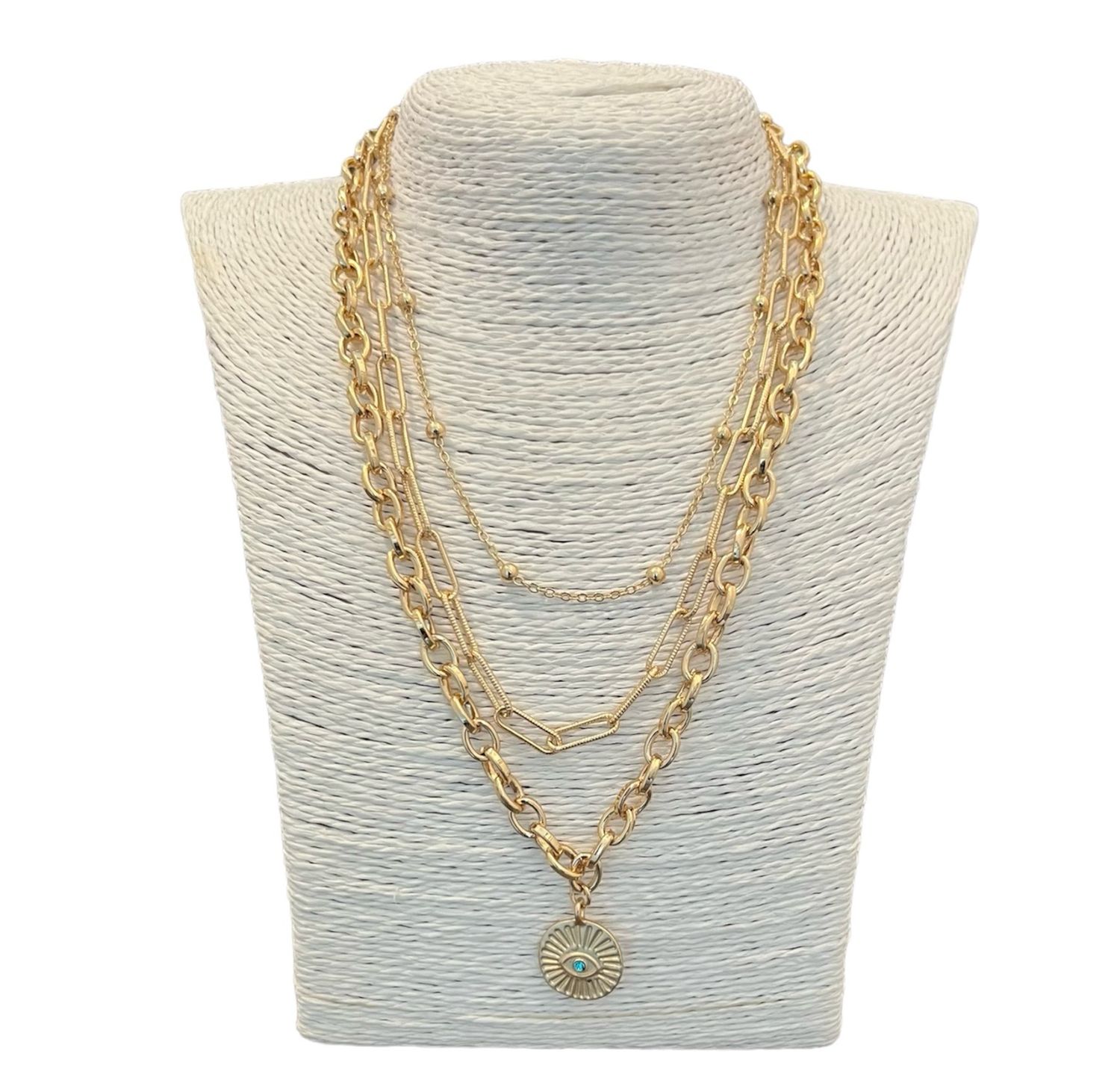 Constellation Necklace - Gold Chunky Chain Detail
