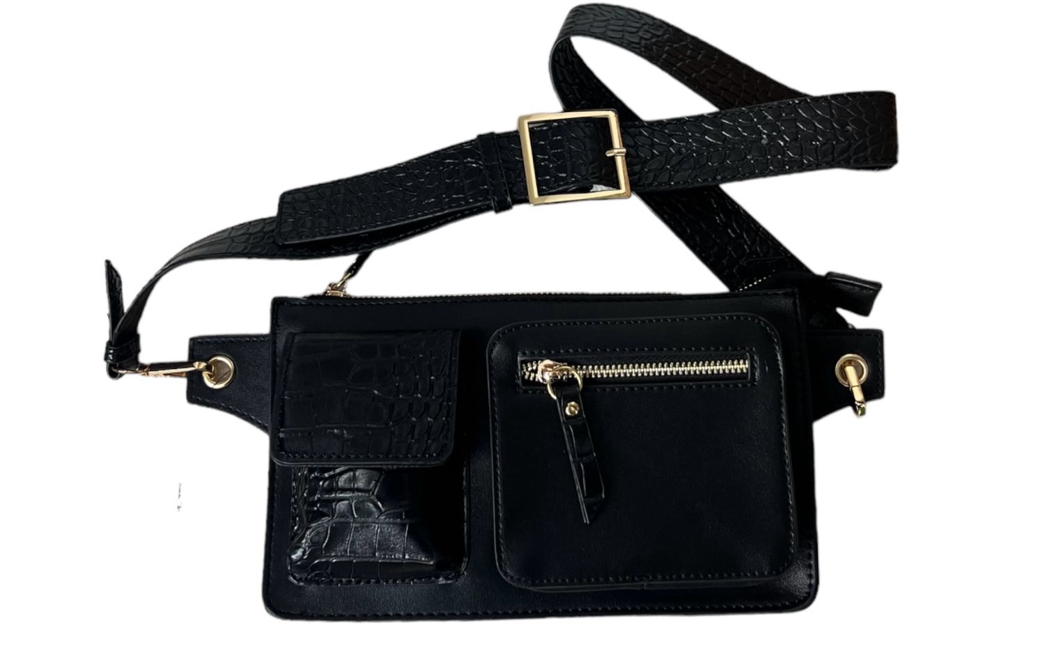 Shoulder Bum Bag Black