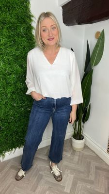 Wide Leg Spring Jeans