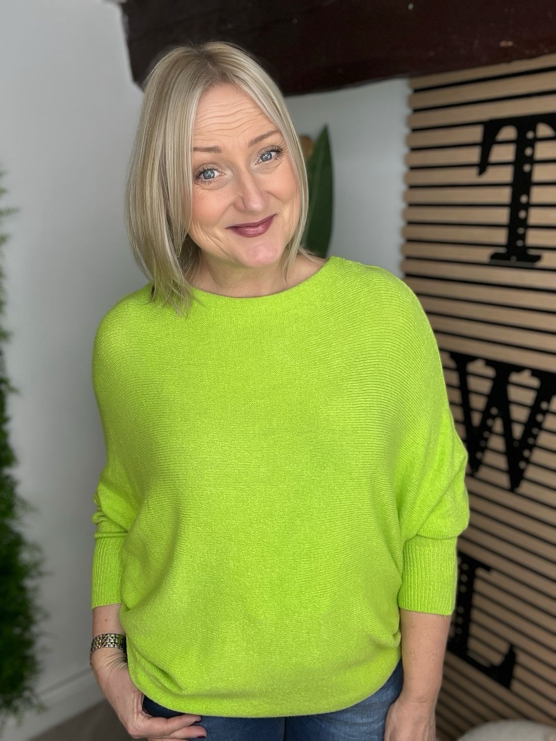 Battersea Jumper - Lime