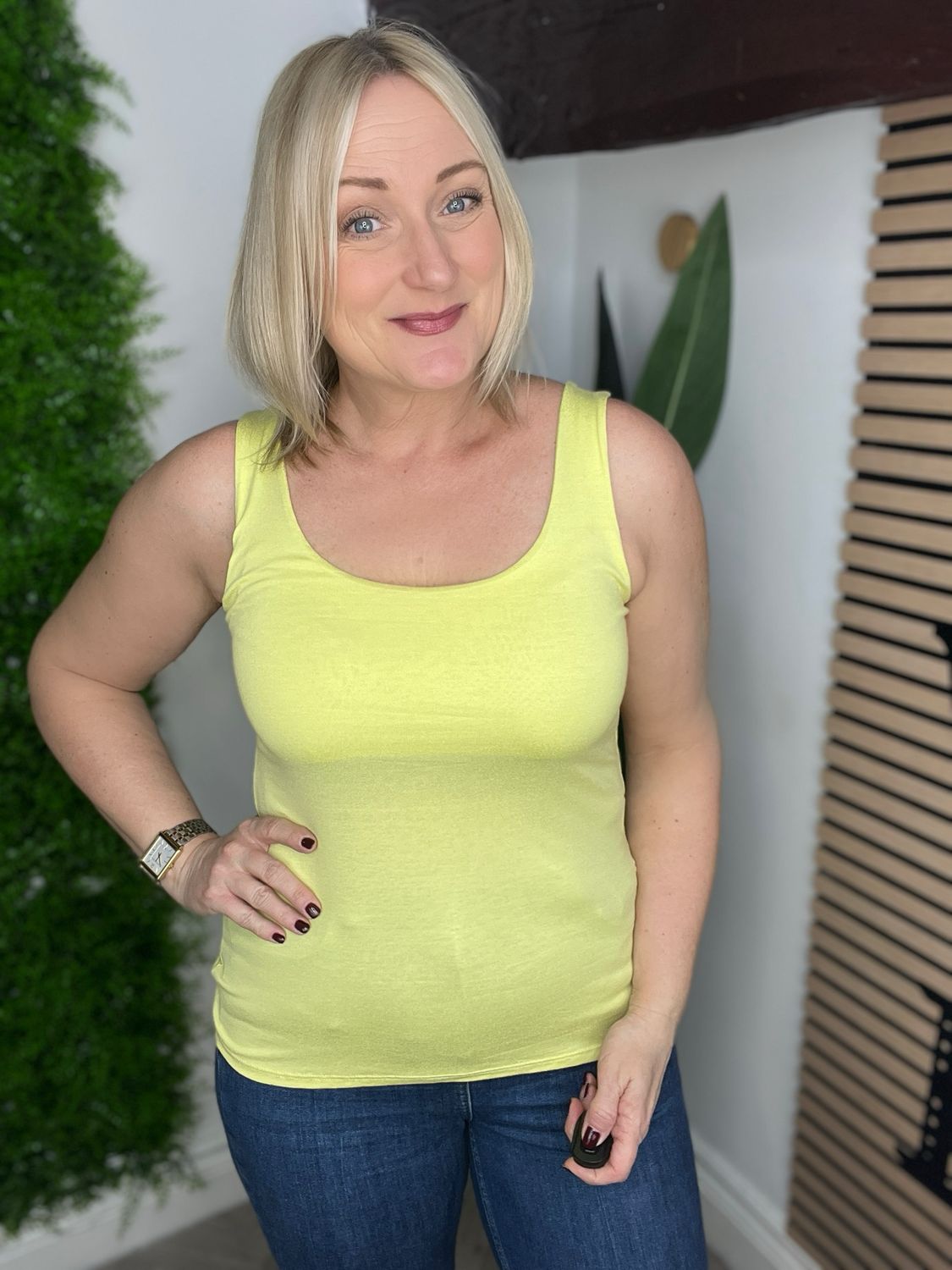 Vest Top - Lemon