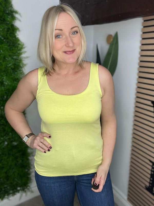 Vest Top - Lemon