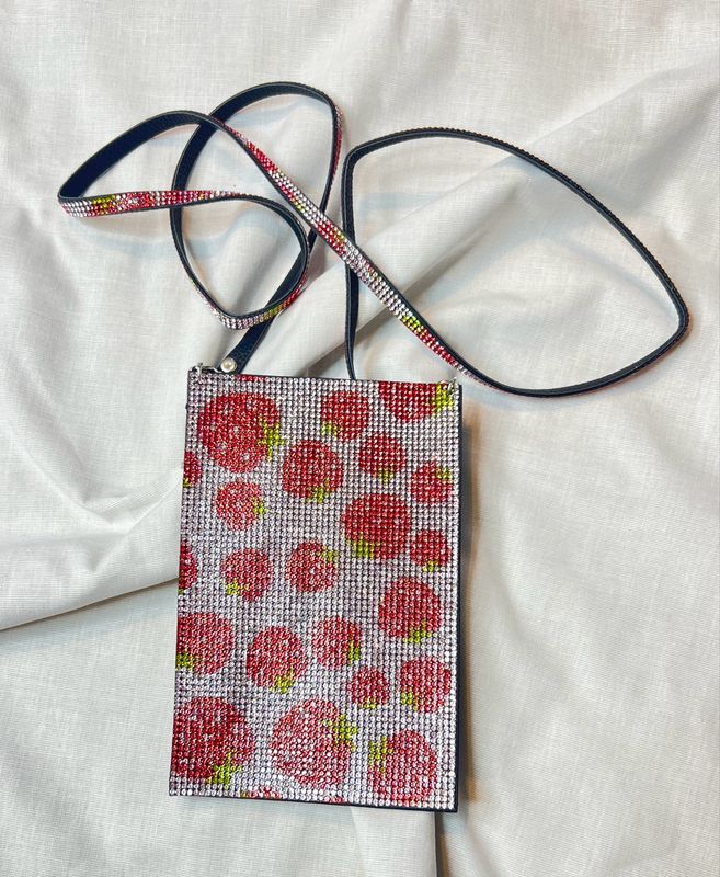 Cross Body Phone Pouch - Strawberry Mix