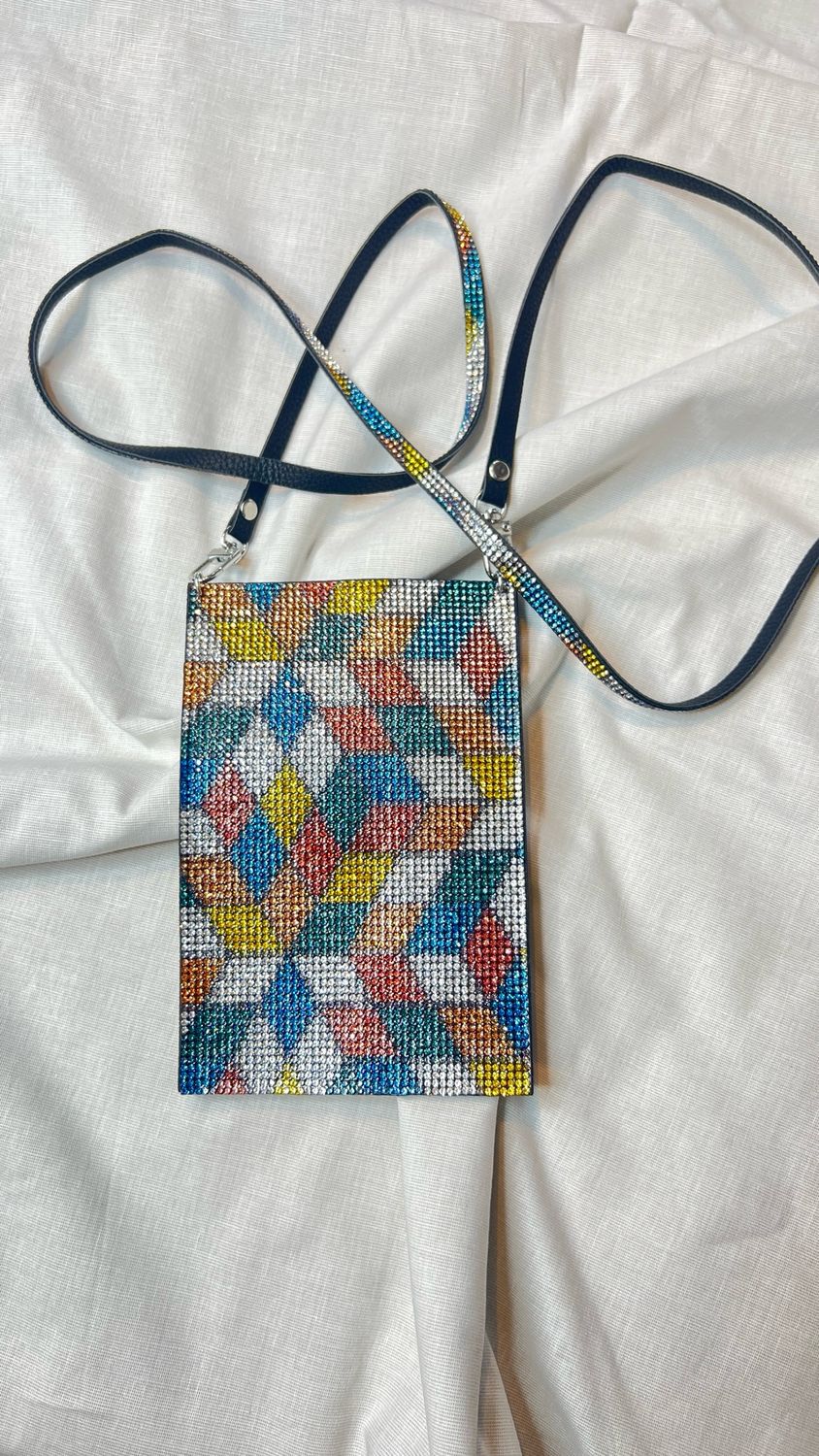 Cross Body Phone Pouch - Harlequin Mix