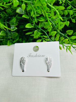 Angel Wing Earring - Silver