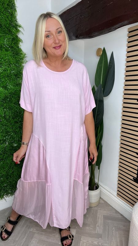 Column Dress - Blush