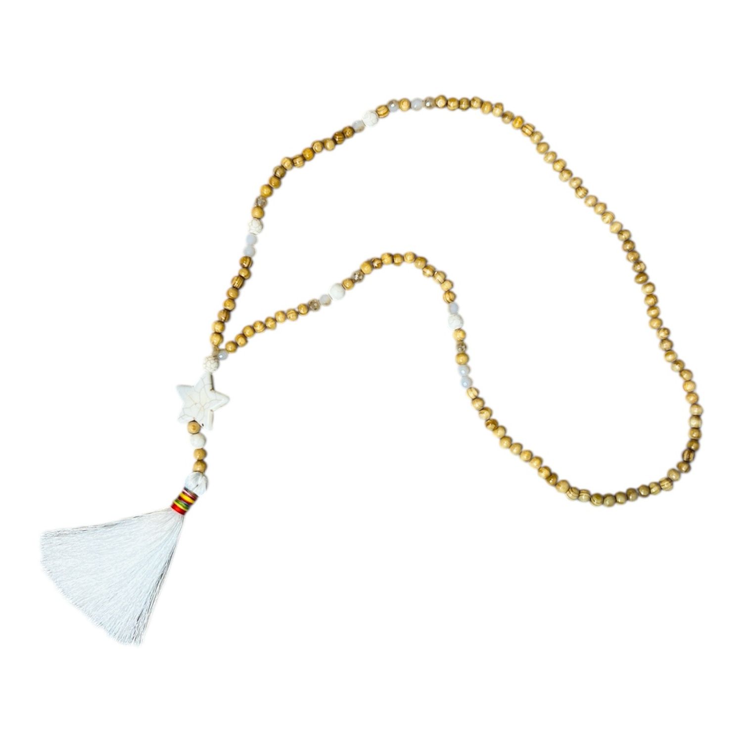 Boho Tassel Necklace Long - Star