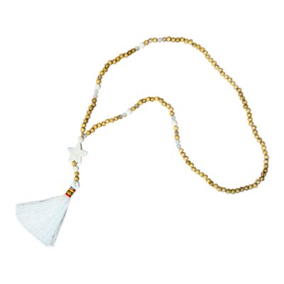 Boho Tassel Necklace Long - Star