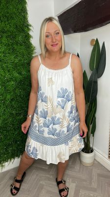 Strappy Sundress - Blue Mix