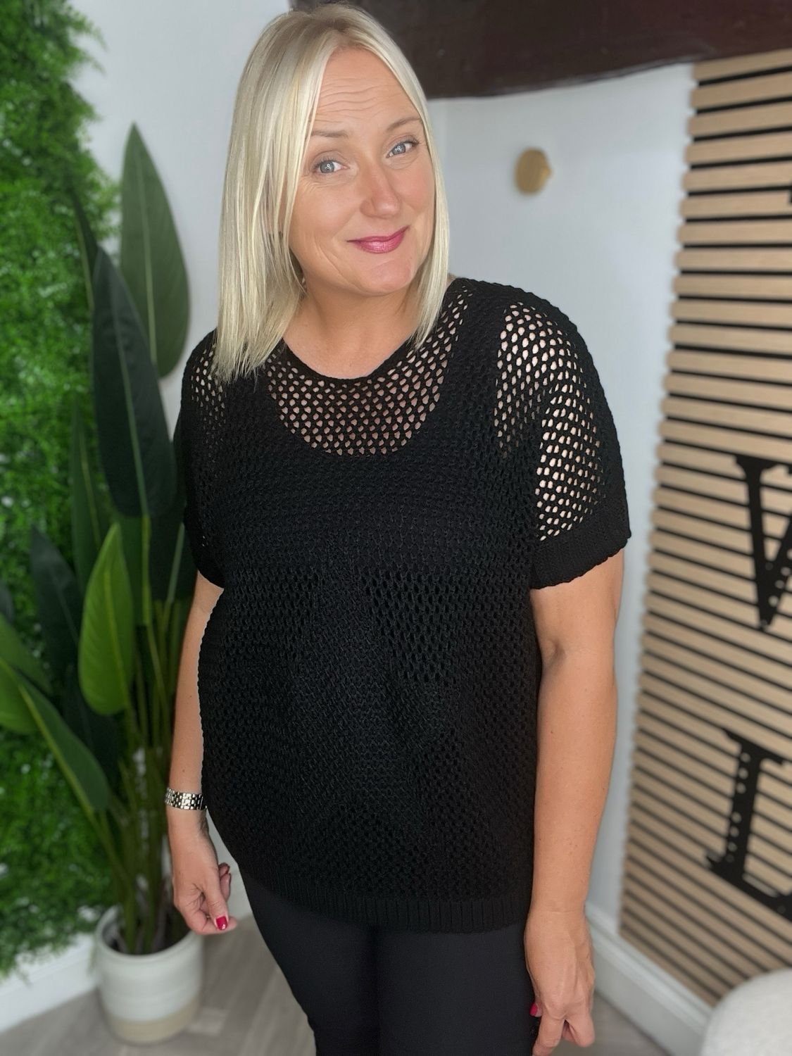 Teabag Star Knit - Black