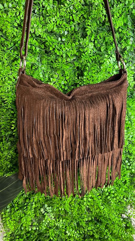 Real Suede Tassel Back - Chocolate