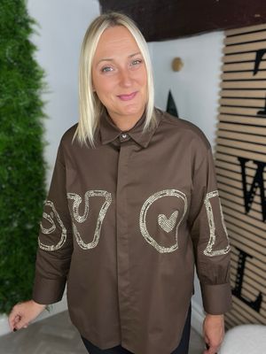 LOVE Shirt - Chocolate