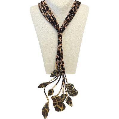 Leopard Multi Strand Necklace