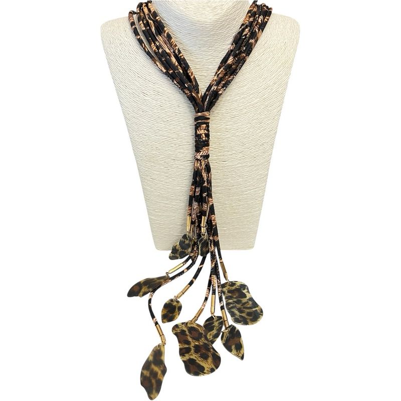 Leopard Multi Strand Necklace
