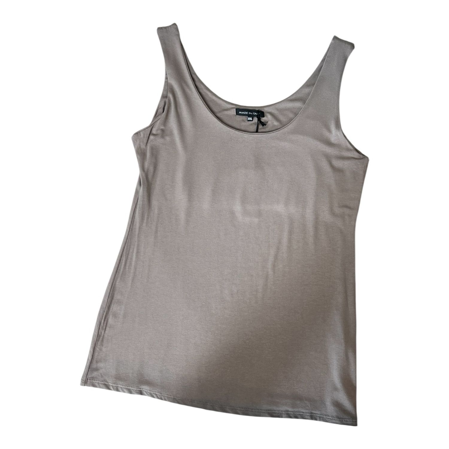 Vest Top - Taupe ( CURVY )