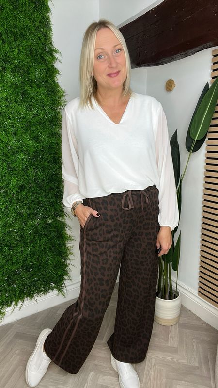 Animal Chocolate Straight Leg Jersey Trouser