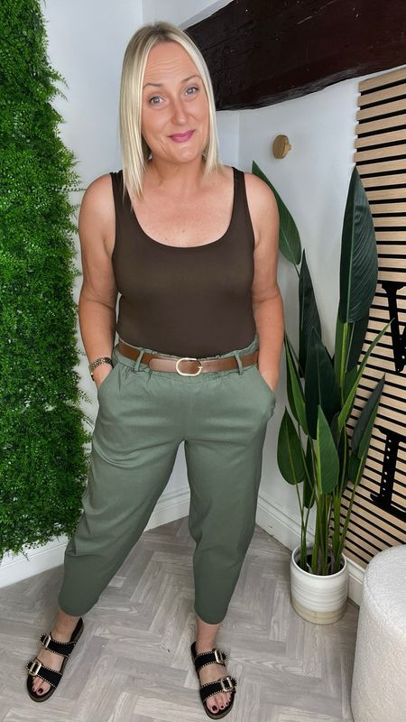 Barrel Leg Magic Trousers - Khaki