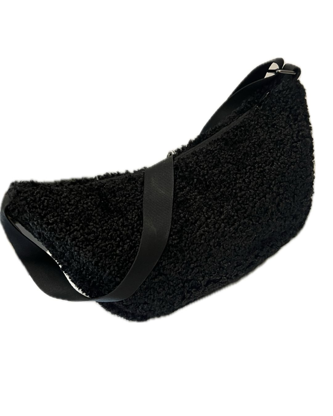 Borg Crossbody Bag - Black