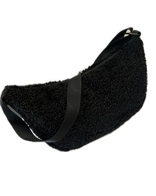 Borg Crossbody Bag - Black