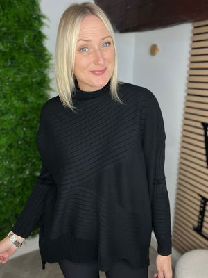 High Neck Jumper - Black High Neck Jumper - Black