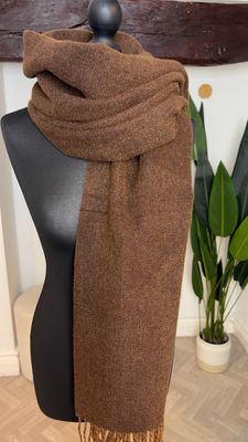Reversible Scarf - Chocolate & Caramel
