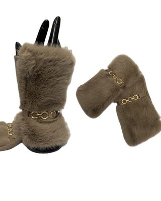 Fingerless Gloves - Camel Fingerless Gloves - Camel