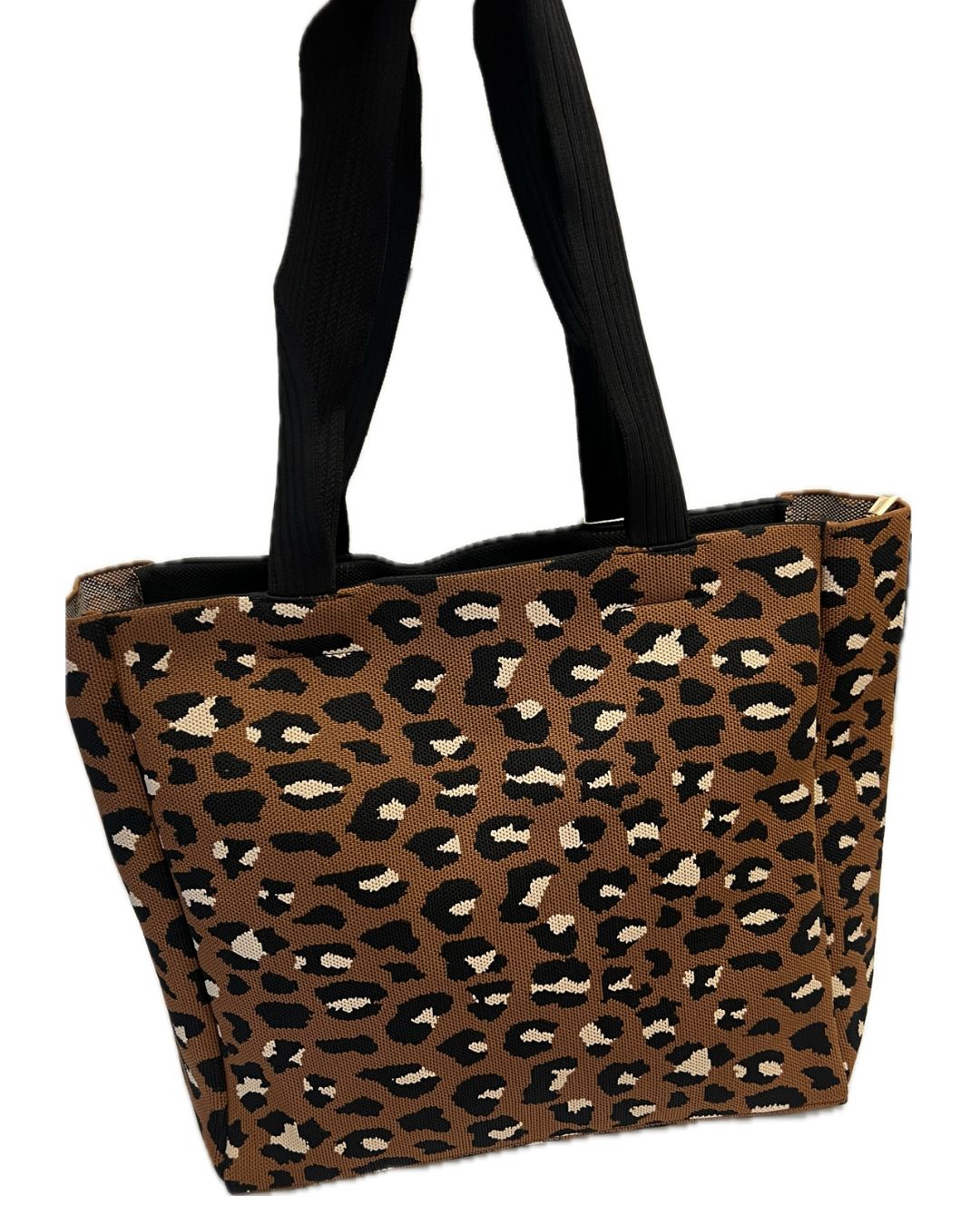 Leopard Tote Shopper Shoulder Bag