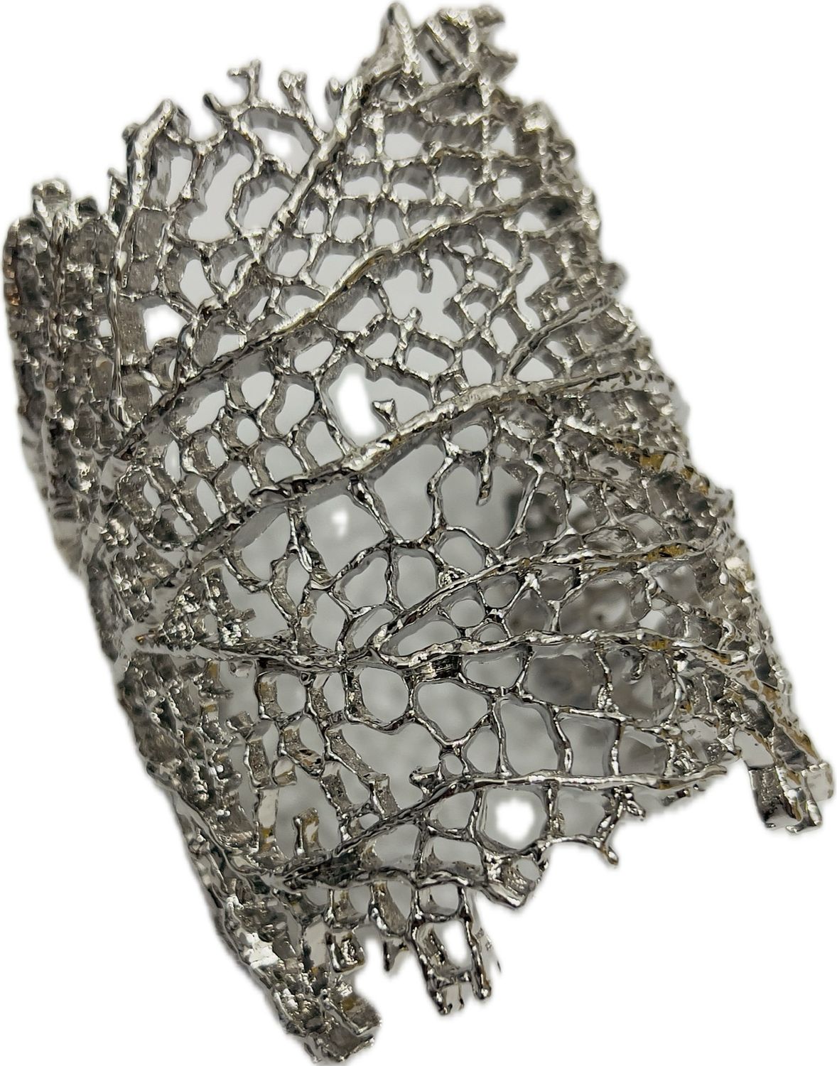 Filigree Style Cuff - Silver