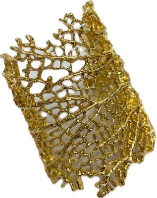 Filigree Style Cuff - Gold