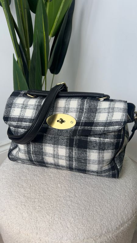 Tweed Medium Handbag - Monochrome