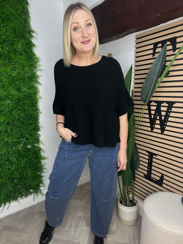 Tapered Mid Blue Jean