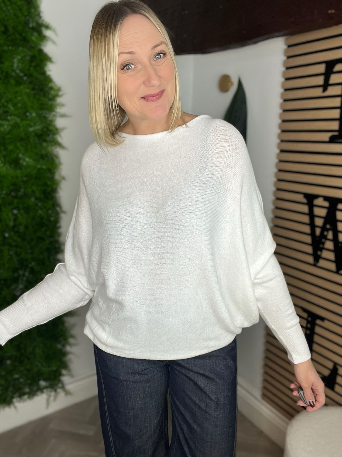 Battersea Jumper - Spring White Battersea Jumper - Spring White