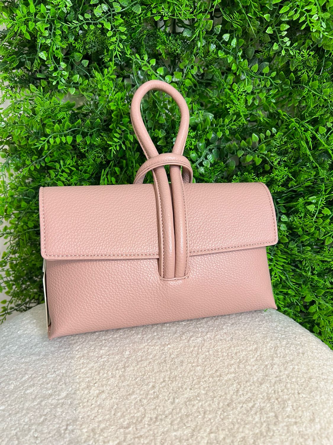 Loop Handle Handbag - Rose Loop Handle Handbag - Rose