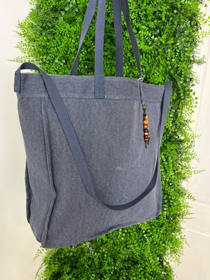 Canvas Bag 3 Handle Choice - Denim Blue