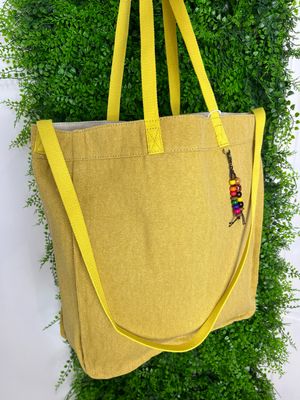 Canvas Bag 3 Handle Choice - Lemon