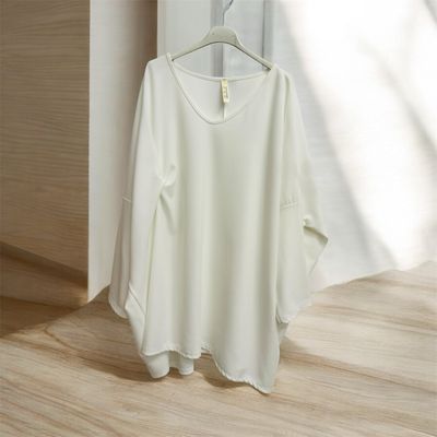 Assymetrical Hemline Top - Off White ( SALE NONE RETURNABLE )