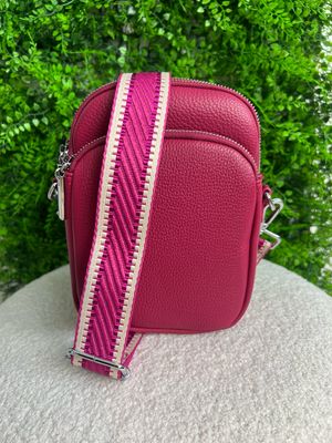 Small Crossbody Bag - Hot pink