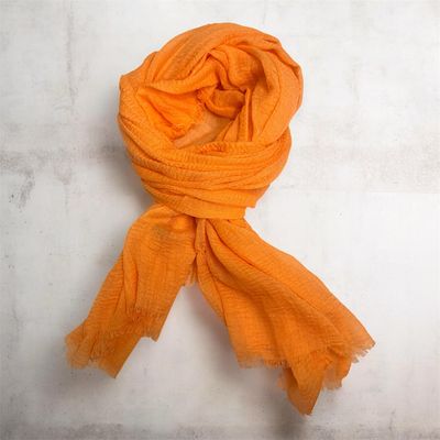 Summer Waffle Scarf - Peach