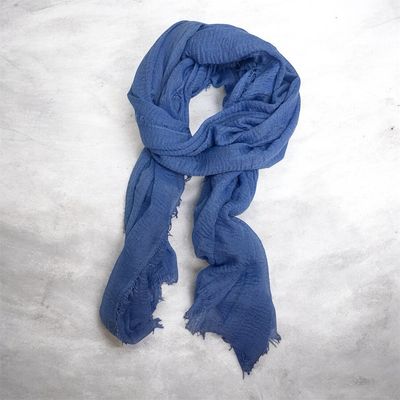 Summer Waffle Scarf - Cornflower Blue Summer Waffle Scarf - Cornflower Blue